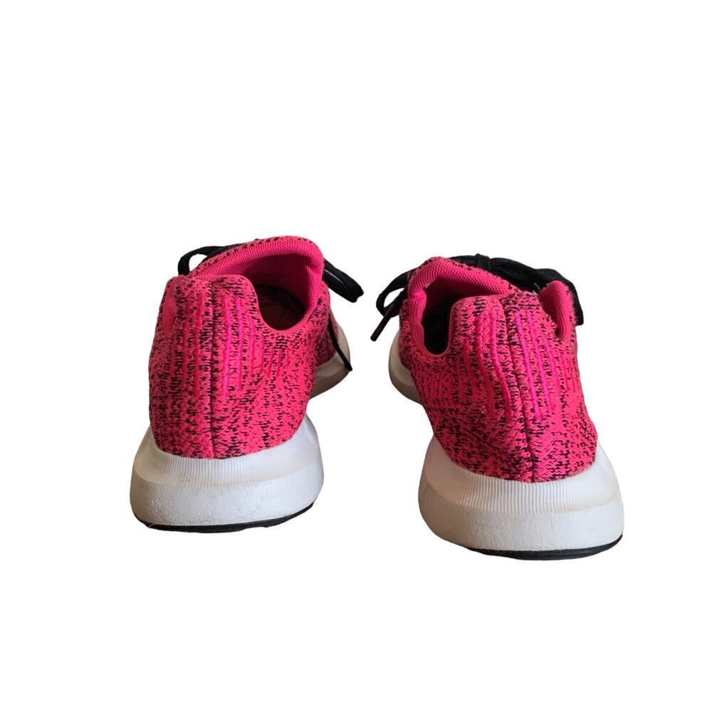 Adidas Swift Run J Sneakers Pink Black Women's Size 6 Girl's Size 4 - Picture 7 of 10
